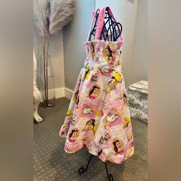 Girls Disney Belle dress size small 7/8 - Picture 3 of 6